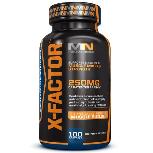 Molecular Nutrition X- Factor Anabolic Catalyst, 100 Softgels